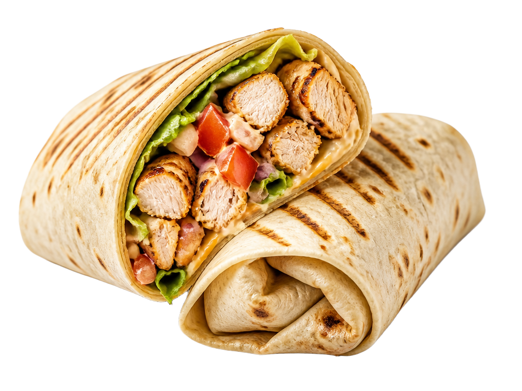 Grilled chicken tortilla wraps